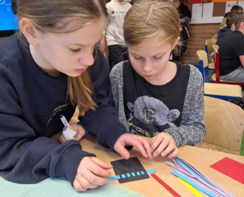 Die Kinder der 4. Klassen verbrachten einen interessanten und informativen Vormittag in der Mittelschule.